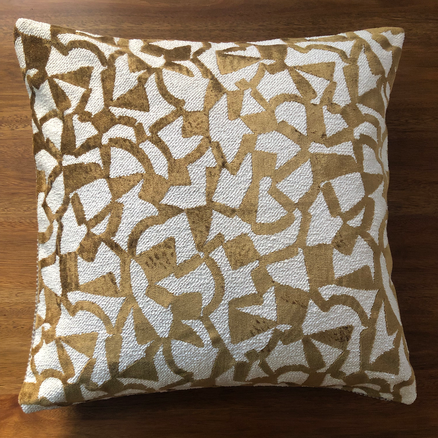 Liberal Cushion Cover in Maypel Brown & Cream