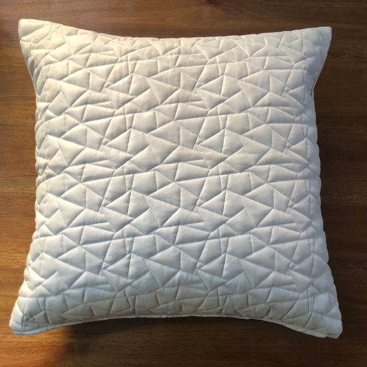 Hopscotch Cushion Cover in Whisper Cream