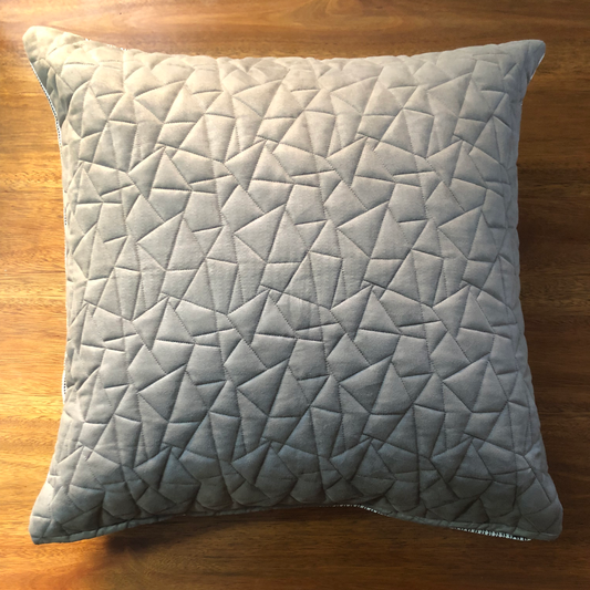 Hopscotch Cushion Cover in Concrete Grey